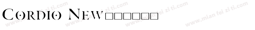 Cordio New字体转换